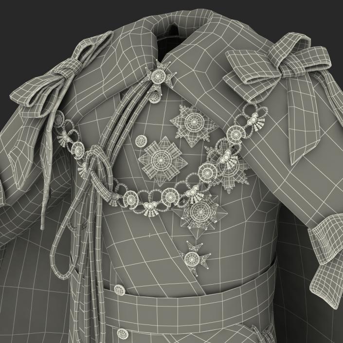 3D Royal King Costume model