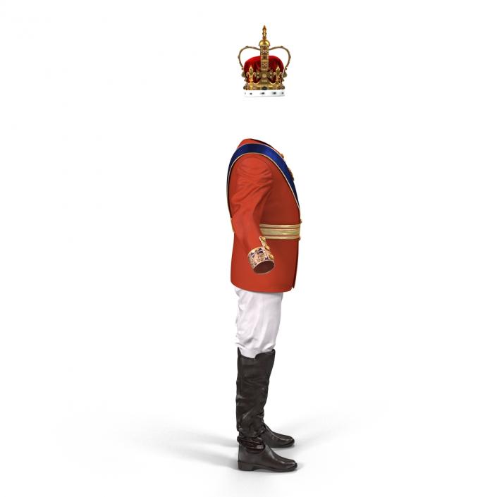 3D model Royal King Costume 3