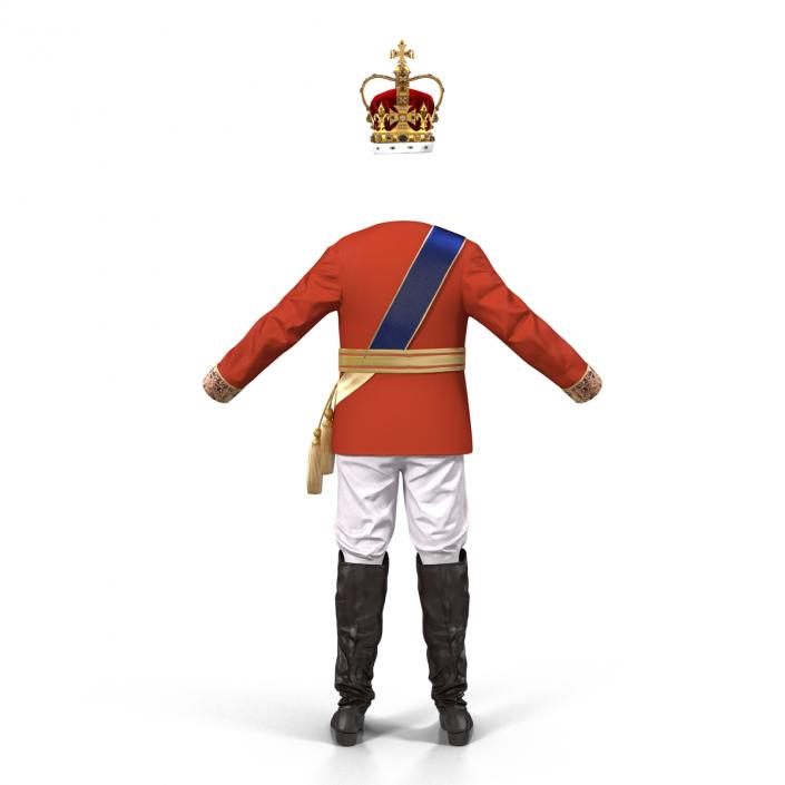 3D model Royal King Costume 3