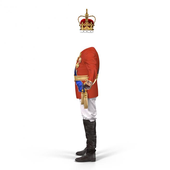 3D model Royal King Costume 3