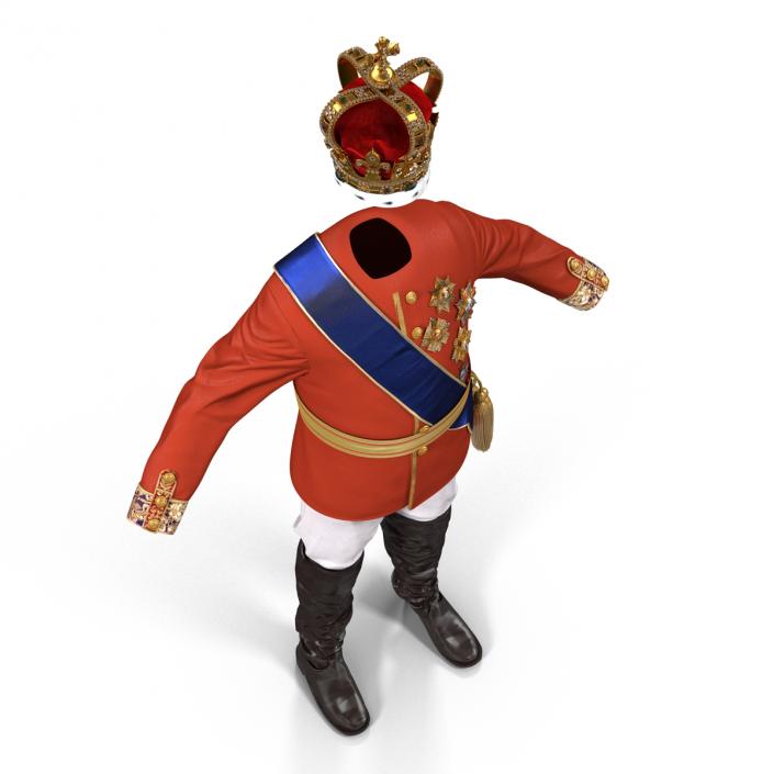 3D model Royal King Costume 3