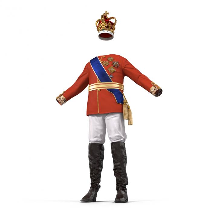 3D model Royal King Costume 3