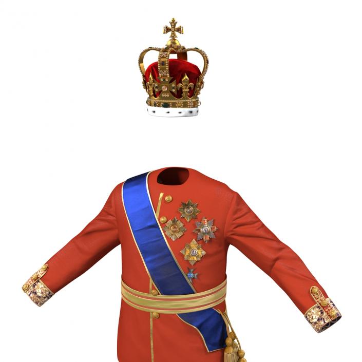 3D model Royal King Costume 3