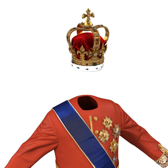 3D model Royal King Costume 3