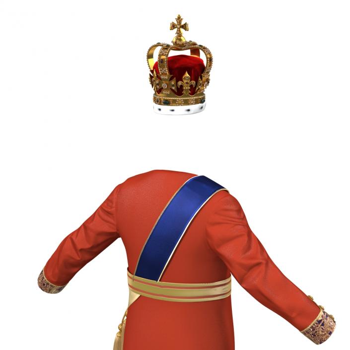 3D model Royal King Costume 3