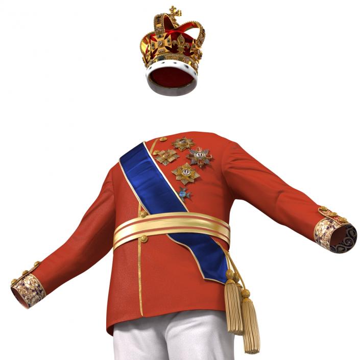 3D model Royal King Costume 3