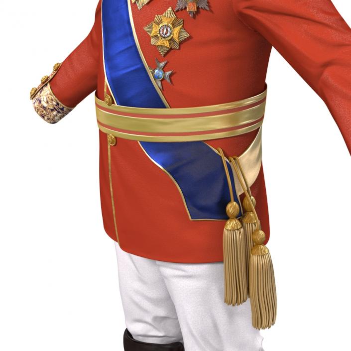 3D model Royal King Costume 3