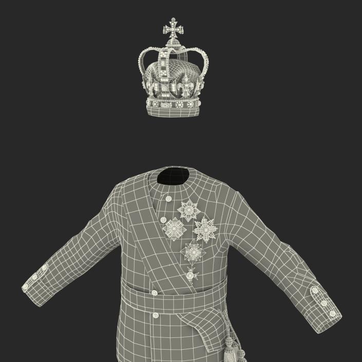 3D model Royal King Costume 3