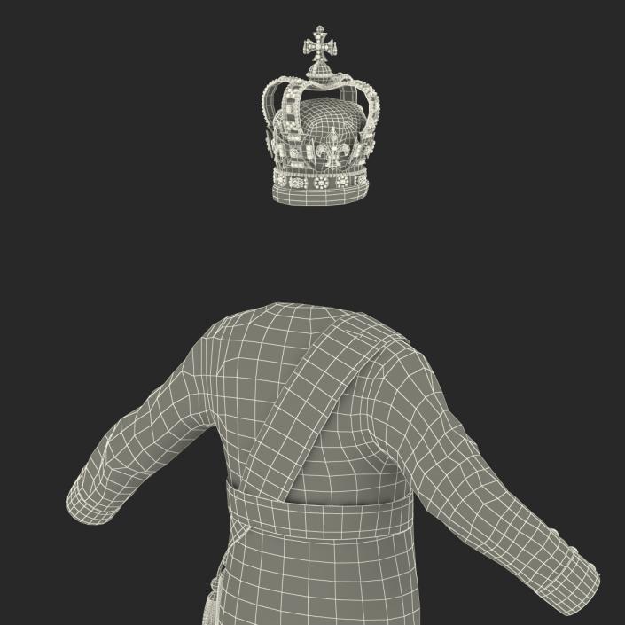 3D model Royal King Costume 3