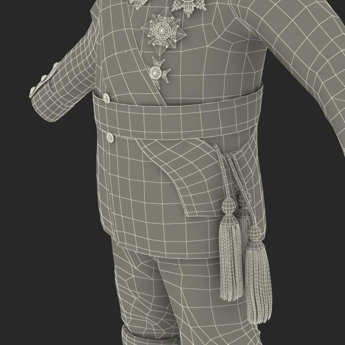 3D model Royal King Costume 3