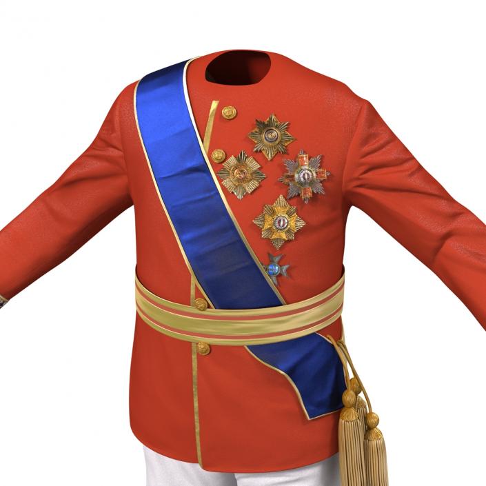 3D model Royal King Costume 4