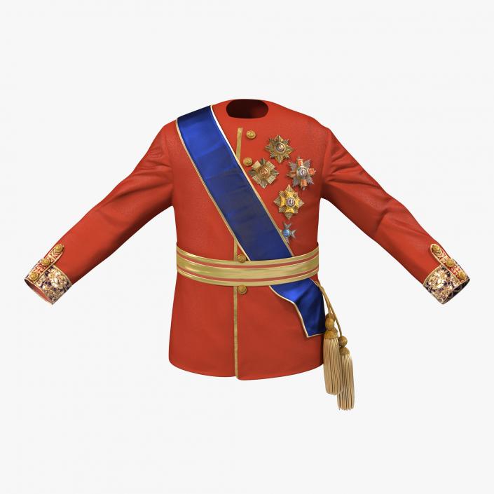 3D model Royal King Costume 5