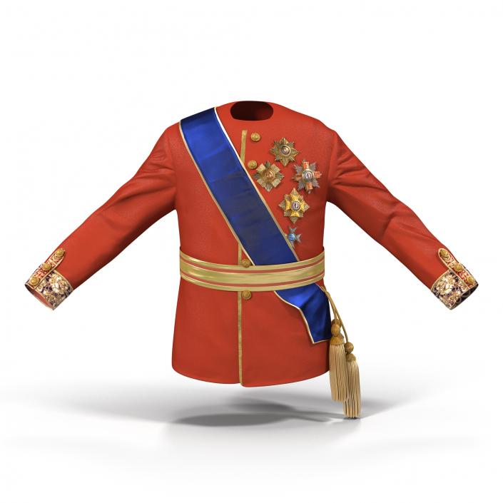 3D model Royal King Costume 5