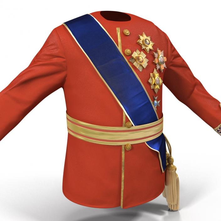 3D model Royal King Costume 5