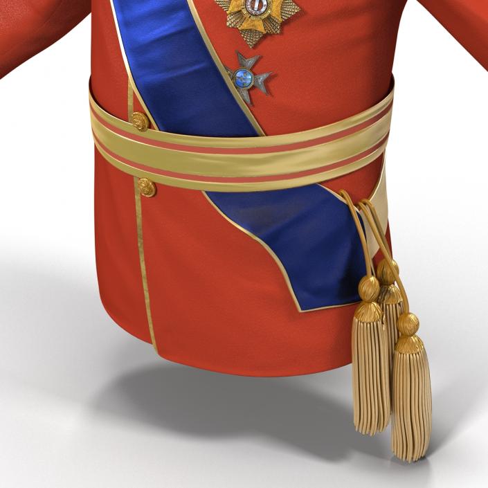 3D model Royal King Costume 5