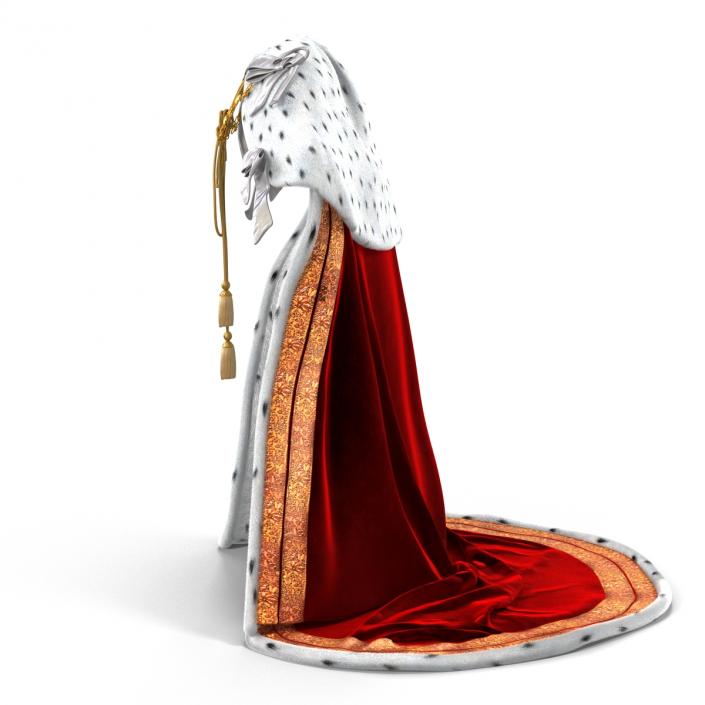 Kings Robe with Fur 3D model