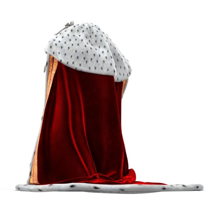 Kings Robe with Fur 3D model