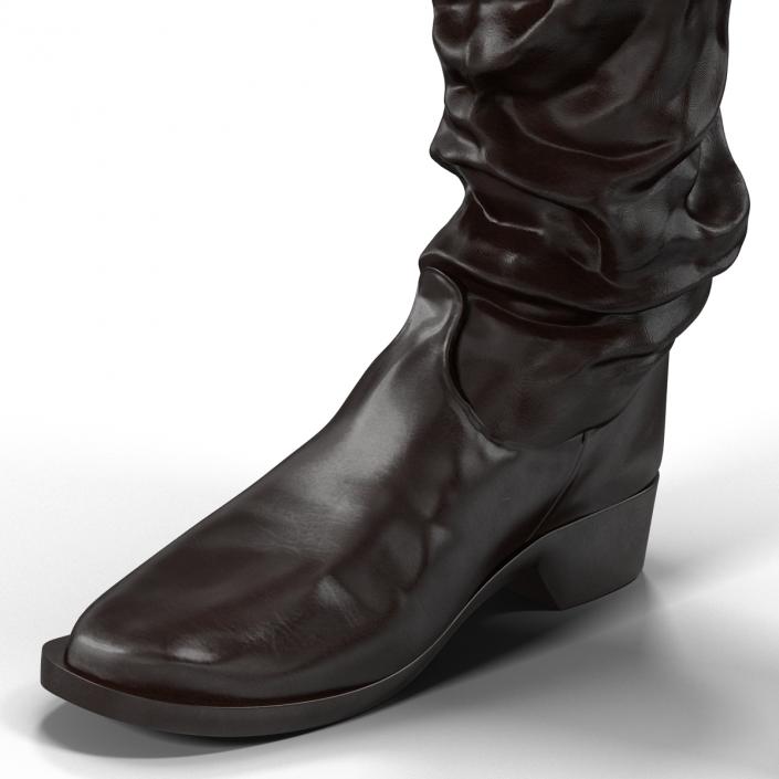 Medieval Leather Boots 3D