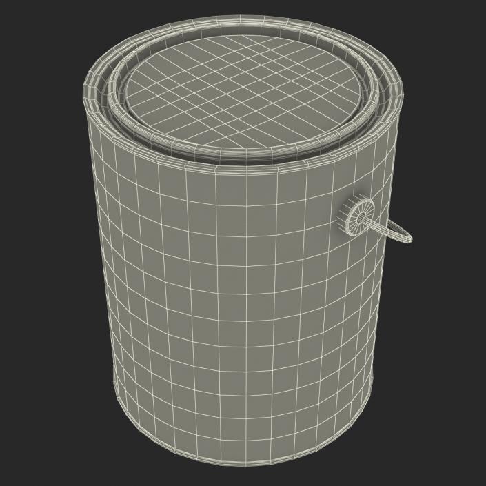 3D Closed Paint Can