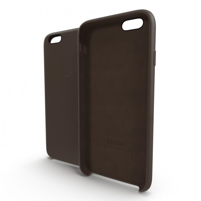 iPhone 6 Leather Case Brown 3D