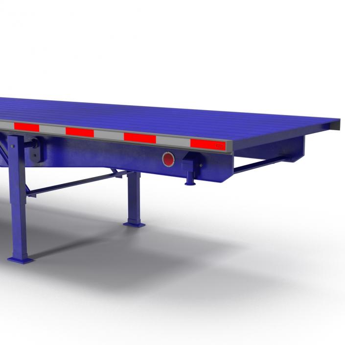 3D Flatbed Trailer Generic model