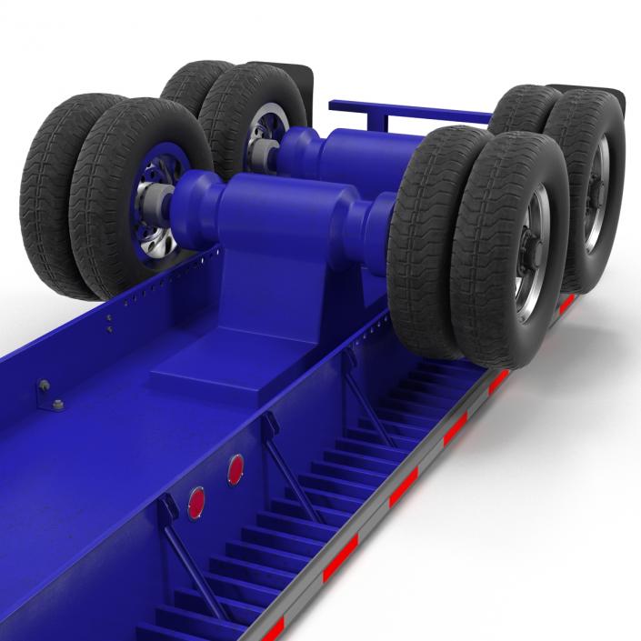 3D Flatbed Trailer Generic model