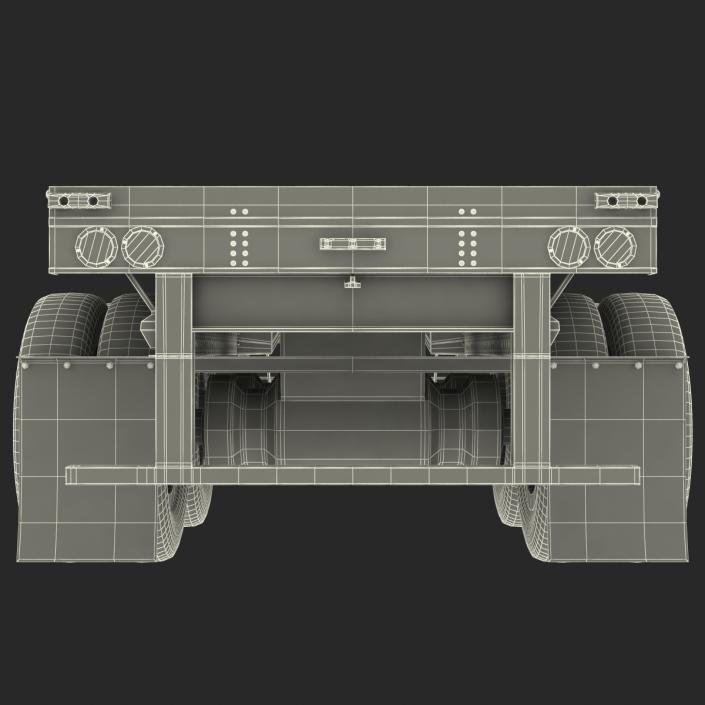 3D Flatbed Trailer Generic model