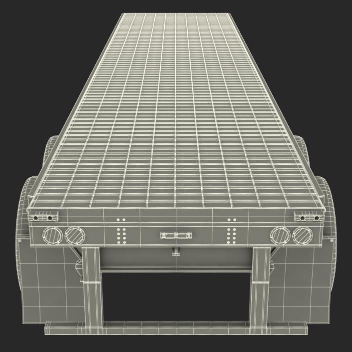 3D Flatbed Trailer Generic model