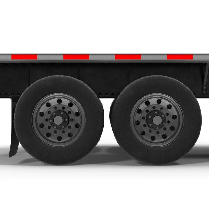 3D model Flatbed Trailer