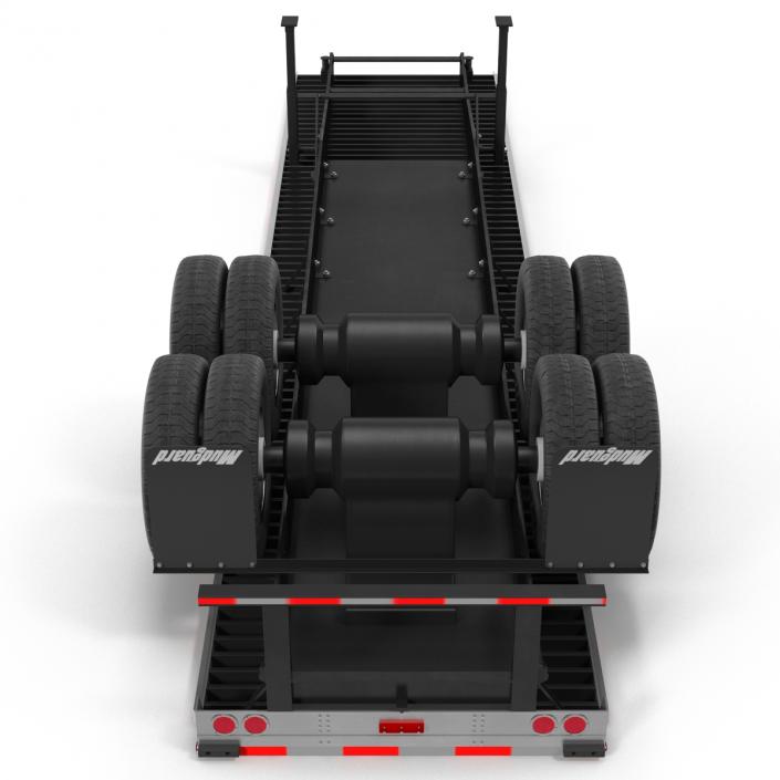 3D model Flatbed Trailer