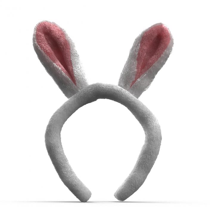 Bunny Ears with Fur 3D model