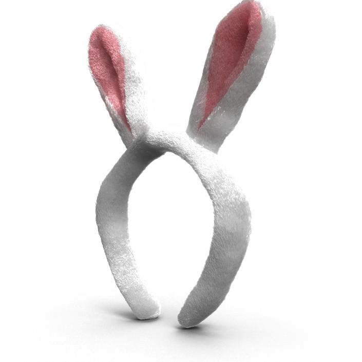 Bunny Ears with Fur 3D model