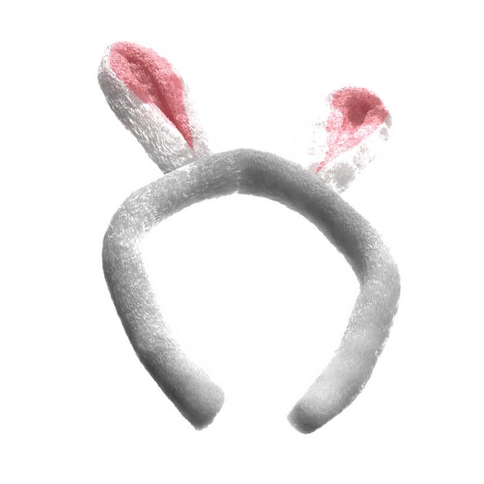 Bunny Ears with Fur 3D model