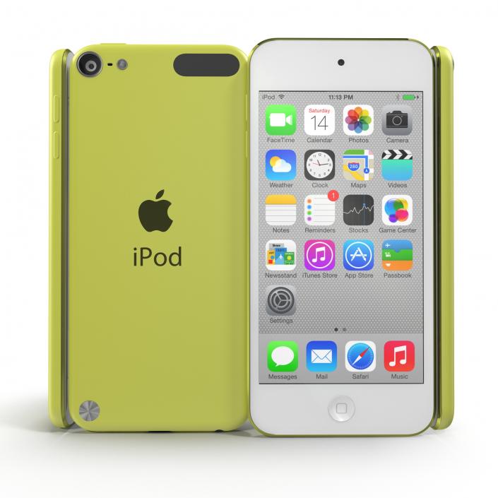 iPod Touch Yellow 3D