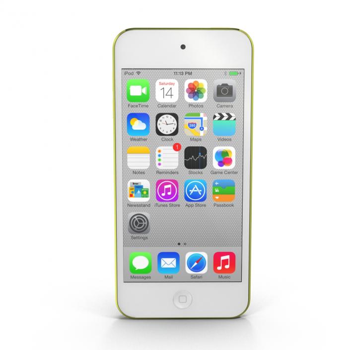 iPod Touch Yellow 3D