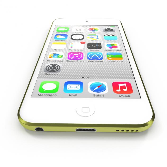 iPod Touch Yellow 3D