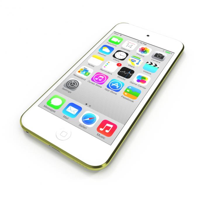 iPod Touch Yellow 3D