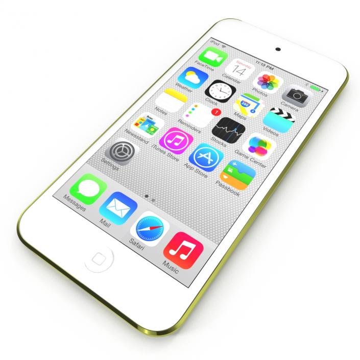 iPod Touch Yellow 3D