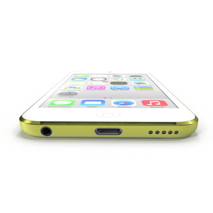 iPod Touch Yellow 3D