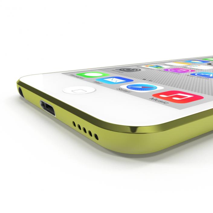 iPod Touch Yellow 3D