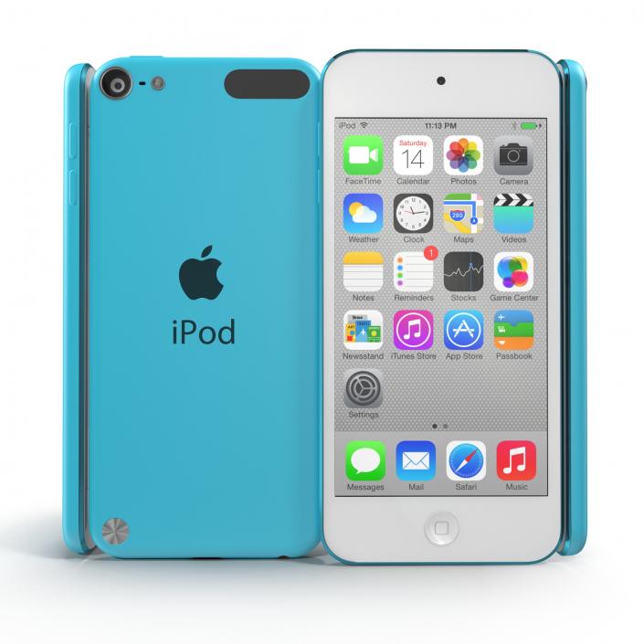 3D model iPod Touch Blue