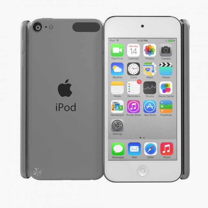 iPod Touch Silver 3D