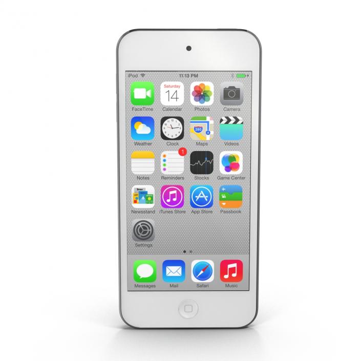 iPod Touch Silver 3D