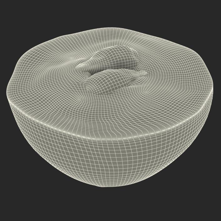 3D Red Grape Cross Section model