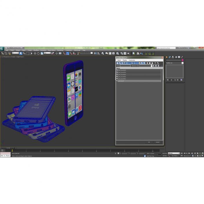 iPod Touch 3D Models Set 3D model