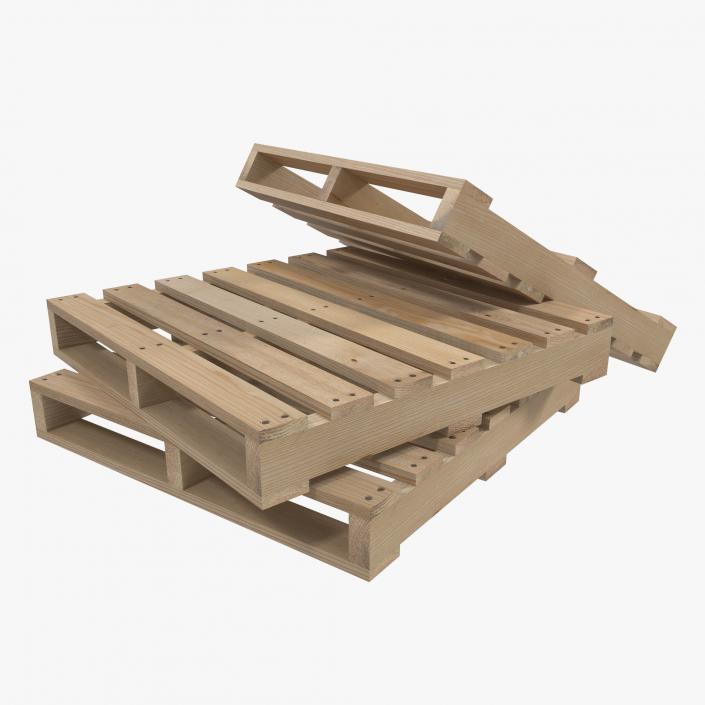 3D Wooden Pallet model