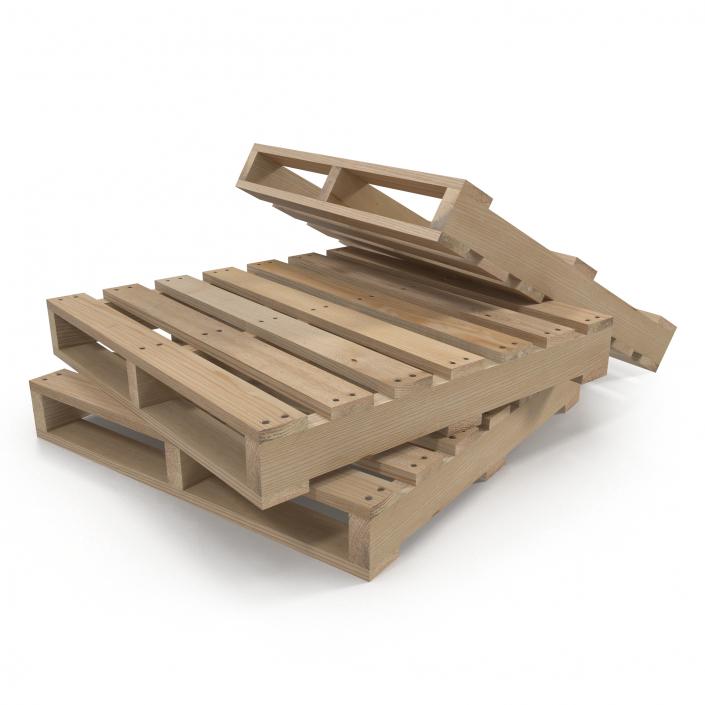 3D Wooden Pallet model