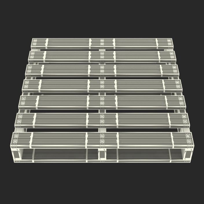 3D Wooden Pallet model