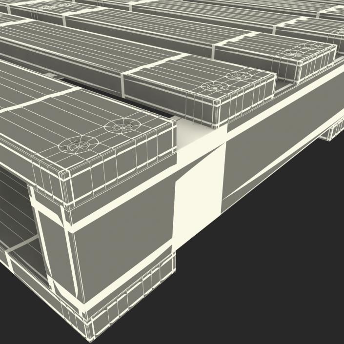 3D Wooden Pallet model