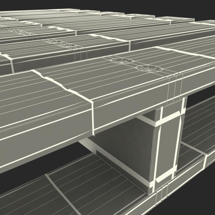 3D Wooden Pallet model